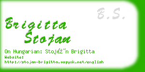 brigitta stojan business card